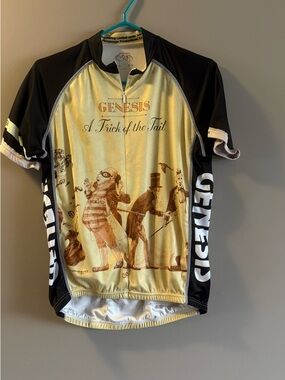 GENESIS "A Trick of the Tail" Cycling Jersey - Yellow & Black